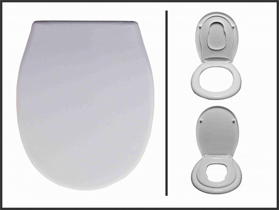 Сиденье для унитаза Океан Lux ЕК-407D с детской накладкой цвет белый