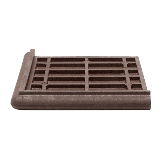 Ступень угловая Флоренция 355х355х23 мм шоколад полимерпесчаная WeEco