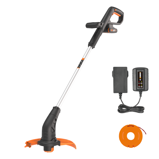 Триммер аккумуляторный Worx WP158E 20 В 1x2 Ач АКБ и ЗУ входит в комплект