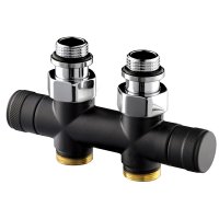 Узел нижнего подключения SR Rubinetterie Tondera 1/2 НР(ш) х 3/4 НР(ш) ЕК для радиатора (0692-1500VCES)