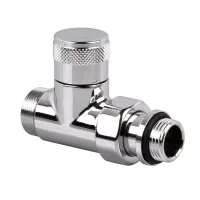 Клапан запорный SR Rubinetterie Tondera 1/2 НР(ш) х 3/4 НР(ш) для радиатора под евроконус (0675-1500C0E0)