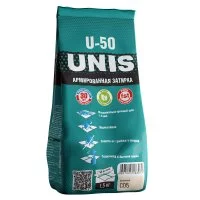 Затирка цементная Unis U-50 С05 бежевая 1,5 кг