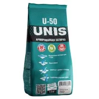 Затирка цементная Unis U-50 С07 светло-серая 1,5 кг