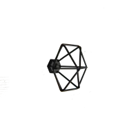 Крючок Spider 8.5x7.2x6.1 см цвет черный
