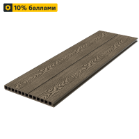 Ступень прямая цельная ДПК Classic 3000x317x28 мм венге
