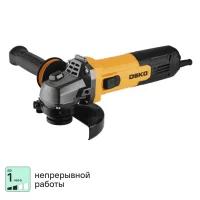 УШМ сетевая Deko ZKAG1300-125, 1300 Вт, 125 мм