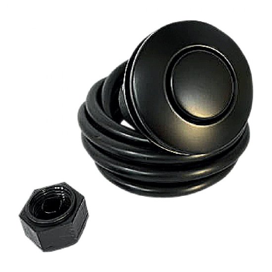 Пневмокнопка для измельчителя пищевых отходов Bone Crusher металл черная (LONG AIR SWITCH (BLACK))