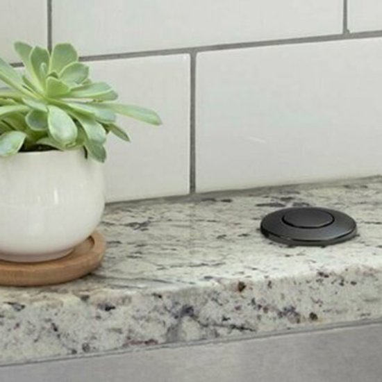 Пневмокнопка для измельчителя пищевых отходов Bone Crusher металл черная (LONG AIR SWITCH (BLACK))