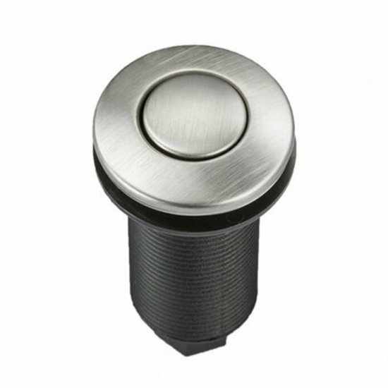 Пневмокнопка для измельчителя пищевых отходов Bone Crusher металл хром (Long Air switch (brusshed))