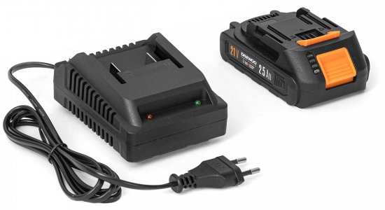 Воздуходувка садовая аккумуляторная Daewoo DABL 5521 LI 21 В АКБ и ЗУ в комплекте