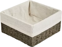 Корзина для хранения 20x10x20 см бумага цвет графит
