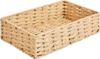 Корзина для хранения 30x8x18 см бумага цвет бежевый