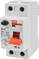 УЗО TDM Electric ВД1-63S 2Р 40 А 100 мА 6 кА AC