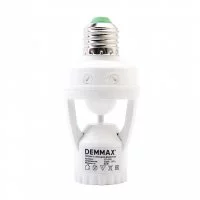 Патрон для лампочки Demmax LX-4551 Е27 с датчиком движения