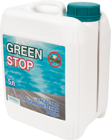 Средство дезинфицирующее для бассейна Cemmix GreenStop 5 л