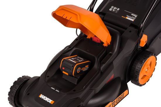 Газонокосилка аккумуляторная бесщеточная Worx WP733E 20 В 30 см 1x4 Ач АКБ и ЗУ входит в комплект