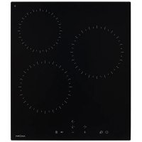 Варочная панель электрическая Krona Zauber 45 BL TK 3 конфорки черная