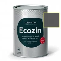 Грунт-эмаль 3 в 1 Certa Ecozin с содержанием цинка 55% 0.8кг