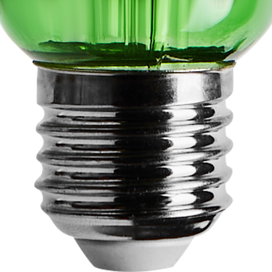 Лампа светодиодная Gauss Filament V140 E27 265 В 5 Вт фигурная 200 лм теплый белый свет цвет зеленый