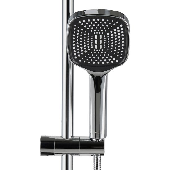 Душевой комплект Voda с лейкой со стойкой хром (VSS16)