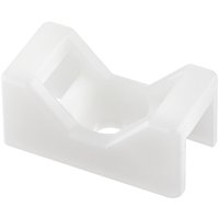 Площадка для крепления стяжек Duwi 29x15 мм нейлоновая белая (10 шт.) (30202 5)