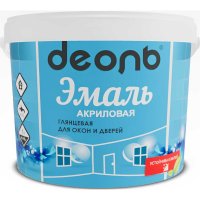 Акриловая эмаль для окон и дверей Деоль DEA27