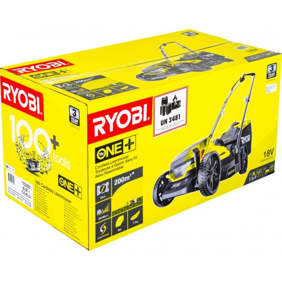Газонокосилка Ryobi ONE+ RLM18X33B-40