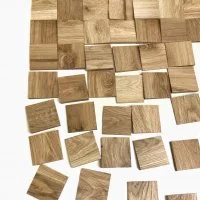 3D мозаика Arabesco браш Дуб 80x80 мм 150 шт. 0.96 м²