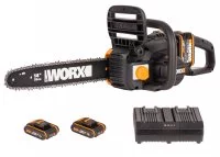 Аккумуляторная пила Worx WP370E 40 В шина 35 см АКБ и ЗУ в комплекте