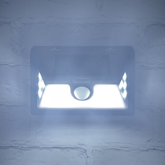 Светильник светодиодный уличный Duwi Solar LED на солнечных батареях 11Вт 6500К 400Лм IP65 датчик движения черный
