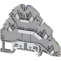 Двухъярусный пружинный клеммник Klemsan YBK 2,5-2 FT