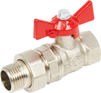 Кран шаровой с американкой прямой Valfex DN15 PN10 1/2