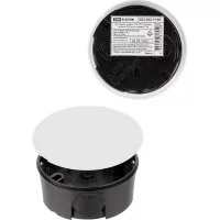 Монтажная коробка TDM ELECTRIC У195 СП D75x30 мм, крышка, IP20, инд. штрихкод