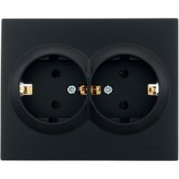 Розетка двойная Lezard 742-4200-178B
