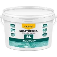 Суперфинишная шпатлевка Artel SL Lite Finish ведро, 18 кг