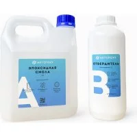 Эпоксидная смола для творчества ArtEpoxy quick, прозрачная, быстросохнущая, 3 кг