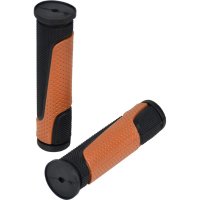 Грипсы Juchuang MTB XH-G56B 125мм, резина, черный/коричневый