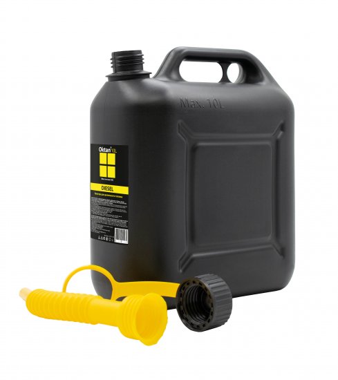 Канистра Oktan для ГСМ Дизель 10л цвет черный
