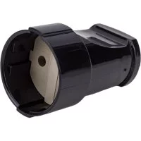 Круглая разборная розетка General Lighting Systems GRV-S-10-R-B-IP20