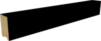 Рейка Ривьера 40x30x2700 мм МДФ цвет Black Edition
