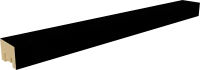 Рейка Милана 20x30x2700 мм МДФ цвет Black Edition
