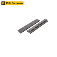 Заглушка для террасной доски T-Decks 150x25 мм ДПК цвет серый