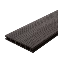 Террасная доска ДПК T-Decks цвет Венге 150x20x3000 мм двусторонняя вельвет/структура древесины 0.45 м²
