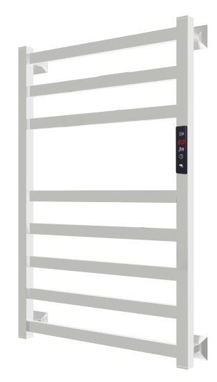 Полотенцесушитель электрический Арго Соло Гранд Квадро 400x800 мм 170 Вт лесенка цвет белый