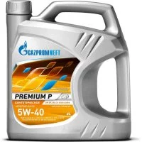 Масло GAZPROMNEFT Premium P 5w-40