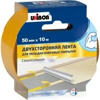 Двусторонняя тканевая клейкая лента для подогреваемых полов Unibob Профи