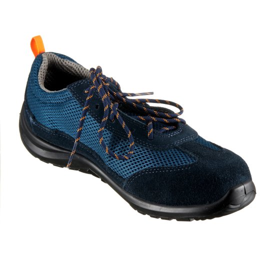 Полуботинки мужские замша/полиэстер с защитным подноском размер 43 черный/серый Delta Plus Como (COMOSPBL43)