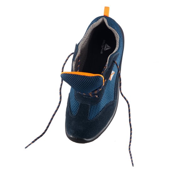 Полуботинки мужские замша/полиэстер с защитным подноском размер 43 черный/серый Delta Plus Como (COMOSPBL43)