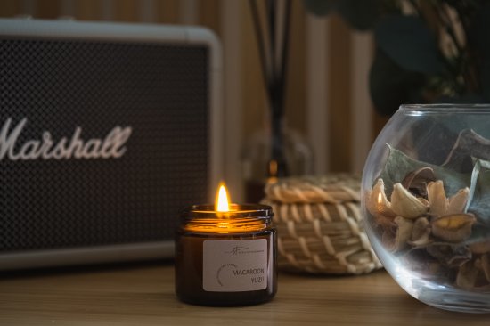Ароматическая свеча Stella Fragrance Macaroon Yuzu 50 г