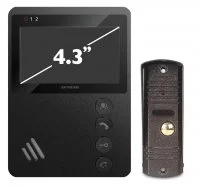 Комплект видеодомофона Skybeam 94402FA+ 94201- 600TVLBL 4.3